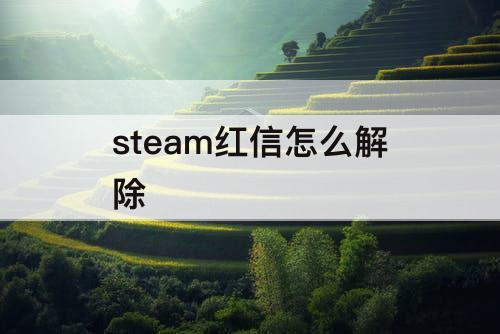 steam红信怎么解除