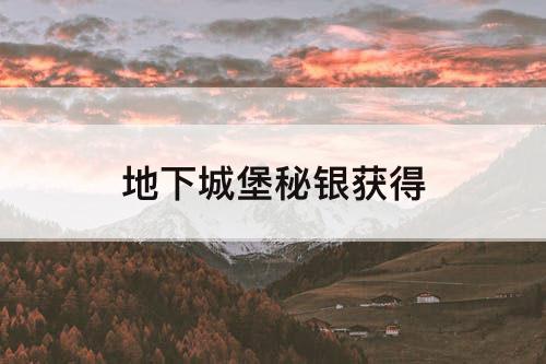 地下城堡秘银获得