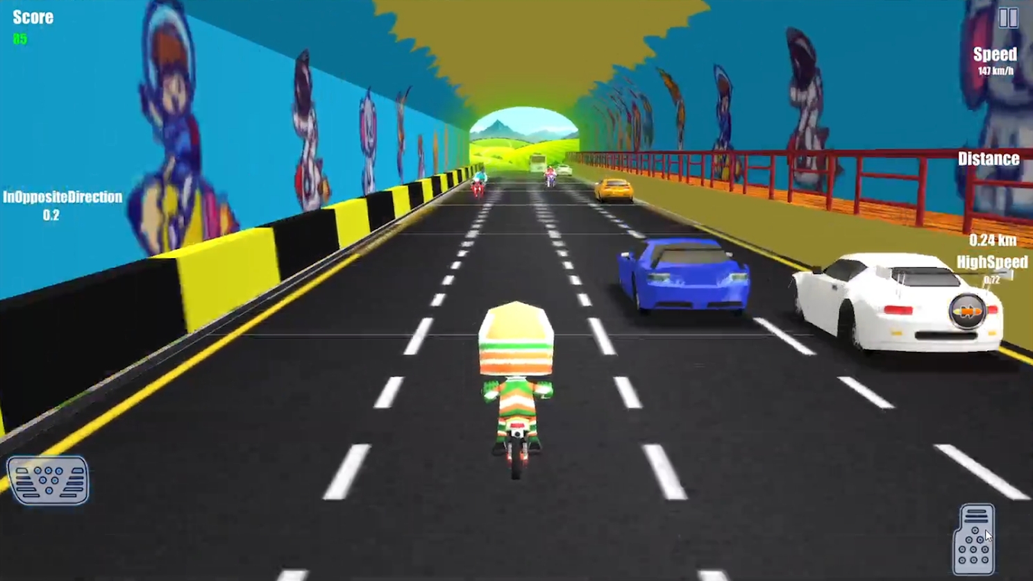 赛车英雄巡逻骑手  v1.0图3