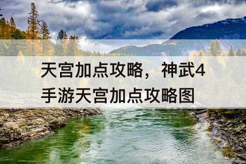 天宫加点攻略，神武4手游天宫加点攻略图
