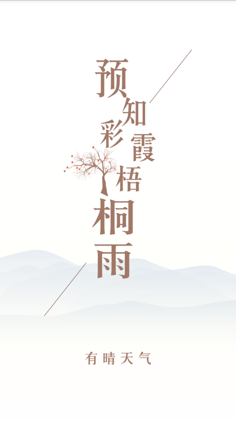 有晴天气  v1.0图1