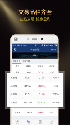 蚂蚁期货
