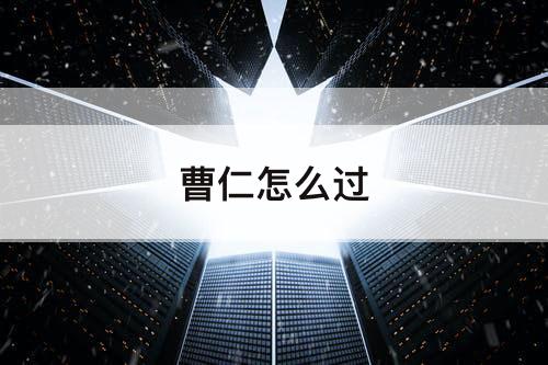 曹仁怎么过