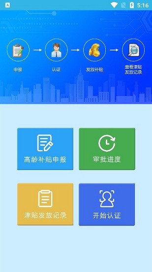 陕西老年人高龄补贴认证App
