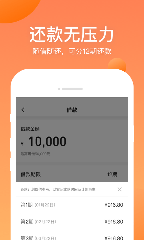 衣食贷系列口子