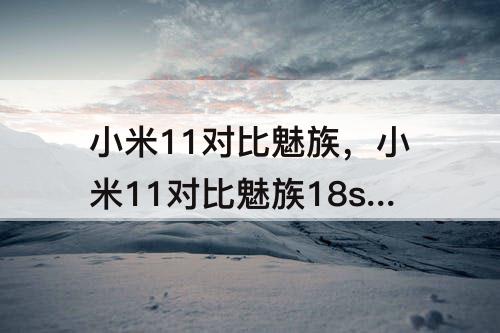 小米11对比魅族，小米11对比魅族18spro