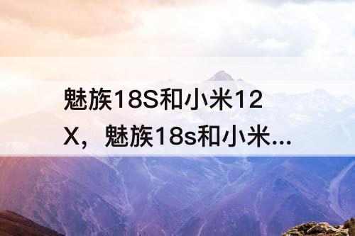 魅族18S和小米12X，魅族18s和小米12x哪个好