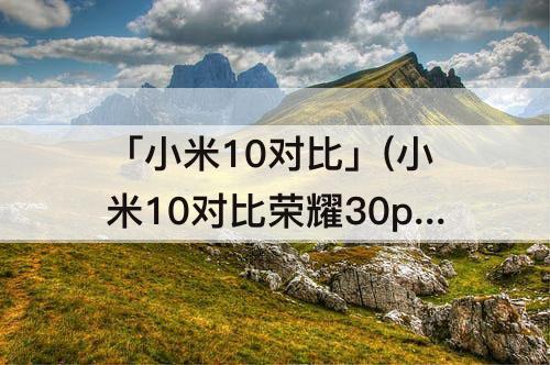 「小米10对比」(小米10对比荣耀30pro)